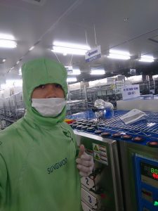 hình ảnh nhân viên nhà máy Sungwoo Vina Hàn Quốc